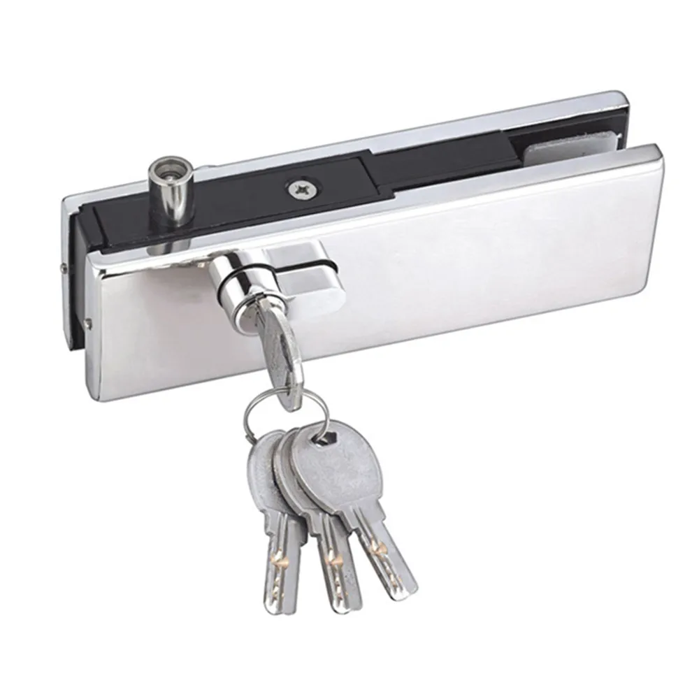 Frameless Glass Door Patch Fitting Lock Bottom Lcok Central Lock For