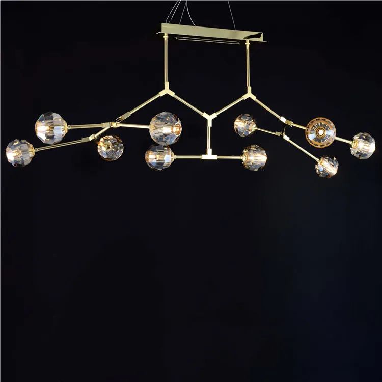 Decorative home kitchen restaurant modern pendant light, wholesale wedding large cheap crystal chandeliers