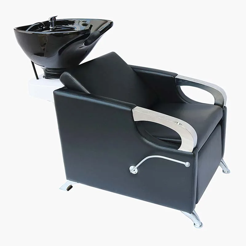 Wholesale Salon Shampoo Chair Wash Unit Ceramic Bowl Salon Furniture