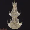 Luxury grand extra size large black crystal chandelier for projects sale 62037