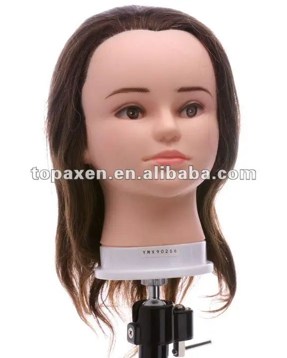 Professional Styling Manikin Head 16" Female Cosmetology Mannequin Hair