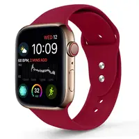 

Amazo Hot selling Sport Band for Apple mobile Watch 1/2/3/4,Soft Silicone Replacement Strap Compatible for Apple Watch Series 4