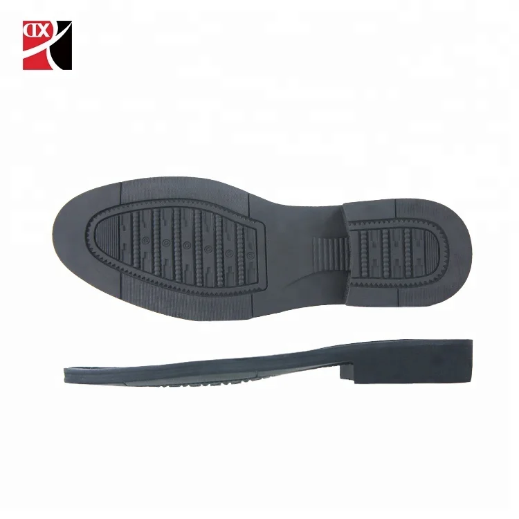 

Shoe sole maker sale men's business round head rubber soles for shoe making, Black