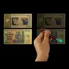 1000pcs 2018 Colored Zimbabwe 24K Gold Banknote One Hundred Trillion Dollars with security label by fedex UPS TNT