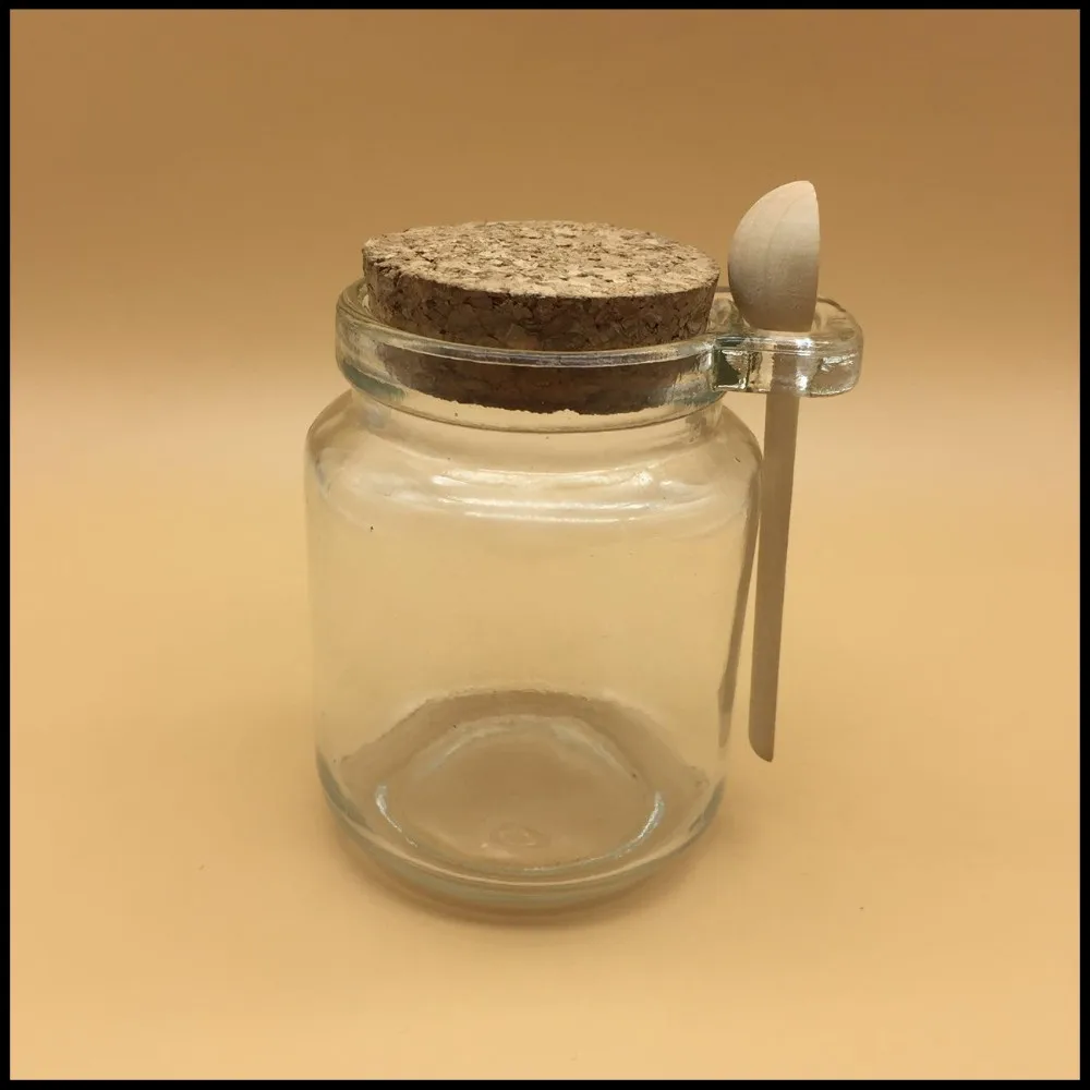 270ml Single Ear Round Glass Jar For Bath Salt,Spices,Seasonings,Candy