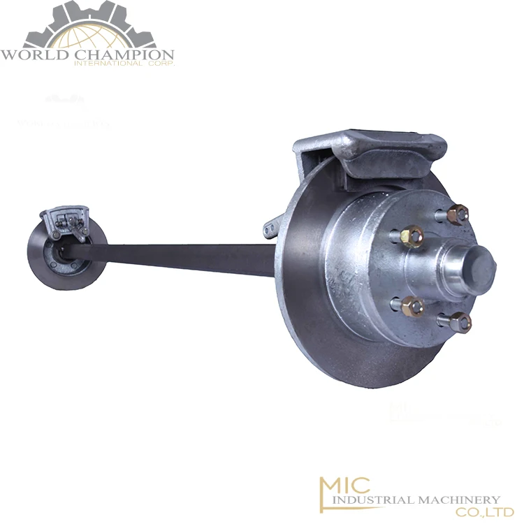 Hot Sale Trailer Mechanical Disc Brake Axle Buy Mechanical Brake Axle