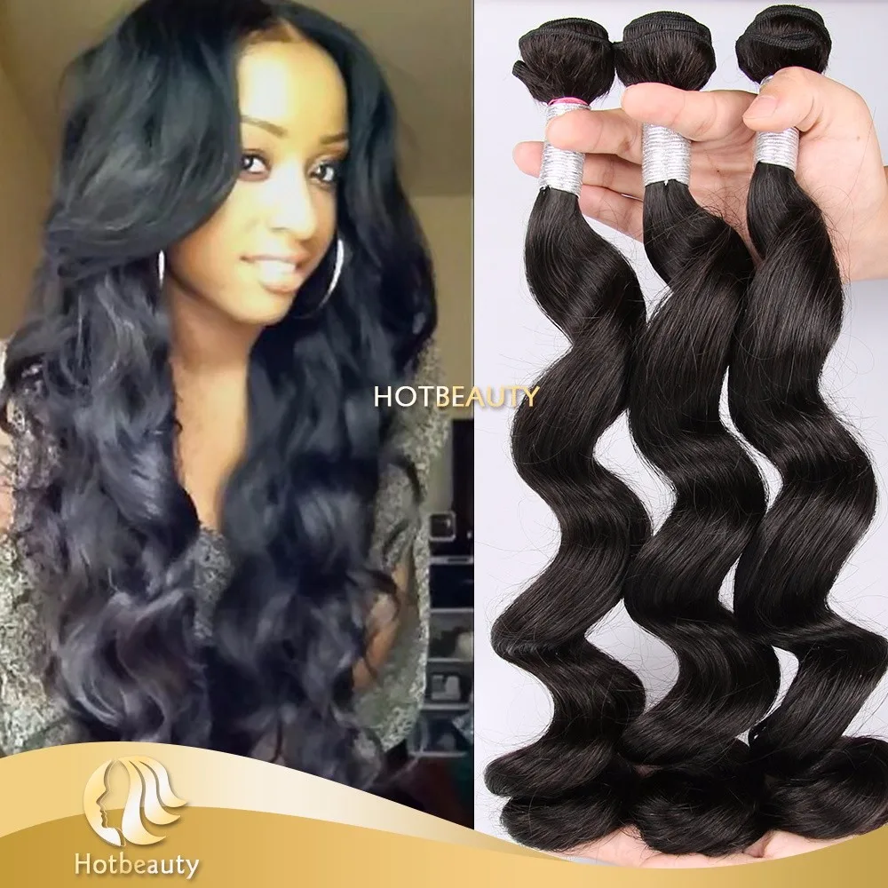 

Hot Beauty Hair Virgin Peruvian Loose Wave Hair Wholesale Price, N/a