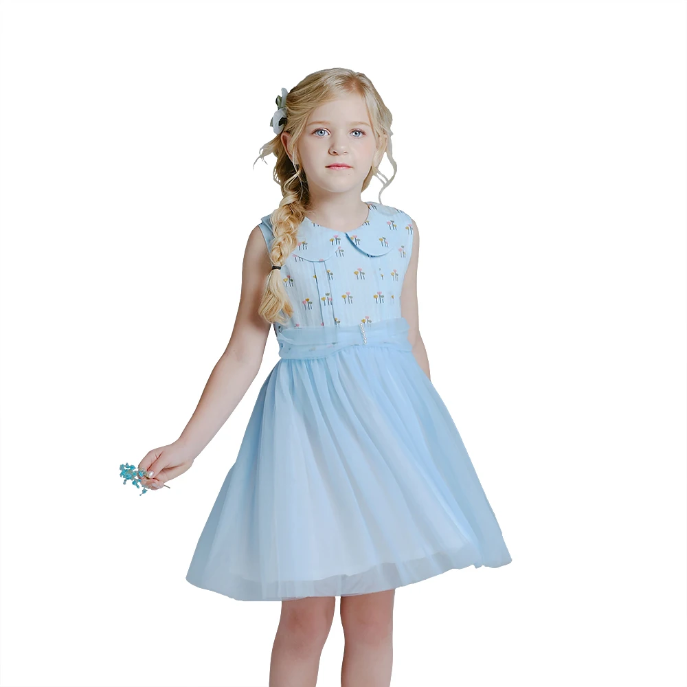 Supply children latest dress style baby girl party dress