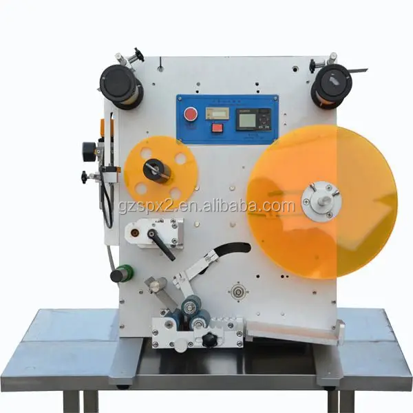 Semi-automatic labeling machine