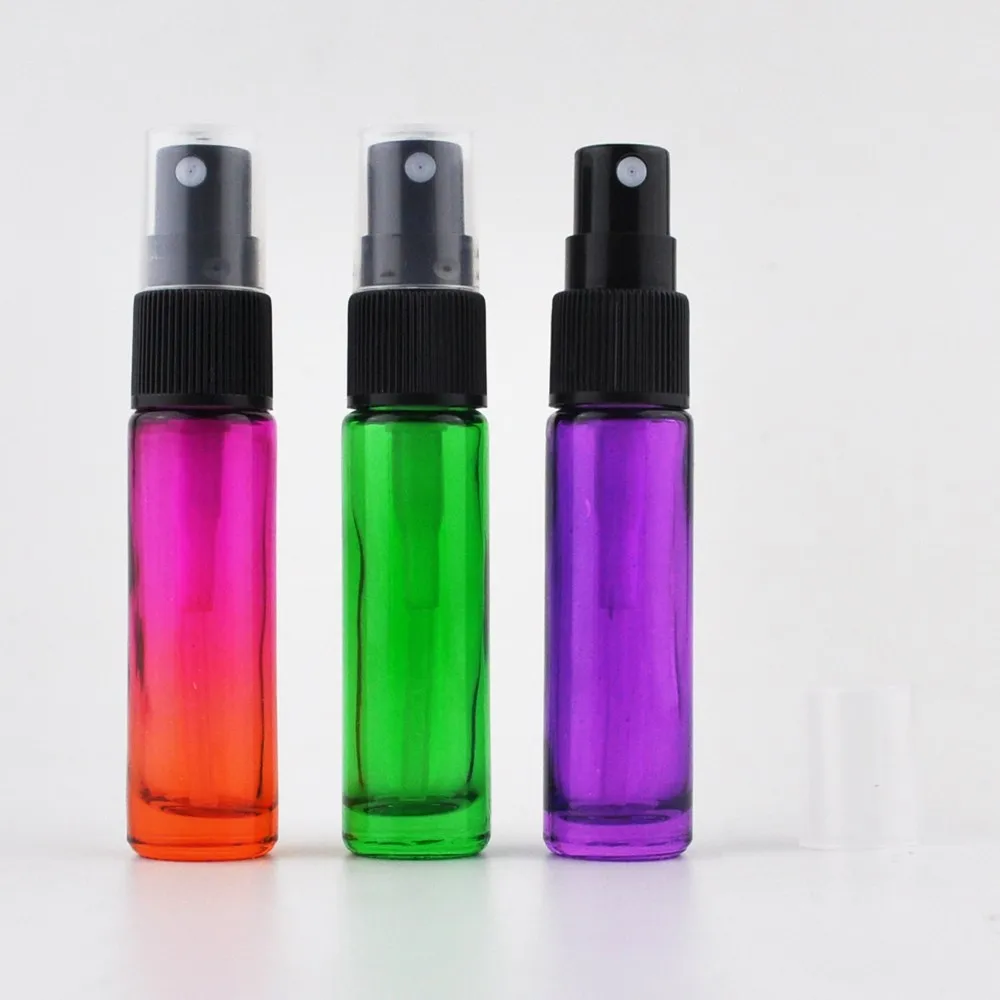 Black Mini Perfume 10ml Glass Spray Bottle 10 Ml With Box - Buy Spray ...