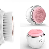 

2019 best facial cleanser waterproof wireless rechargeable beauty cleaning instrument facial cleansing brush