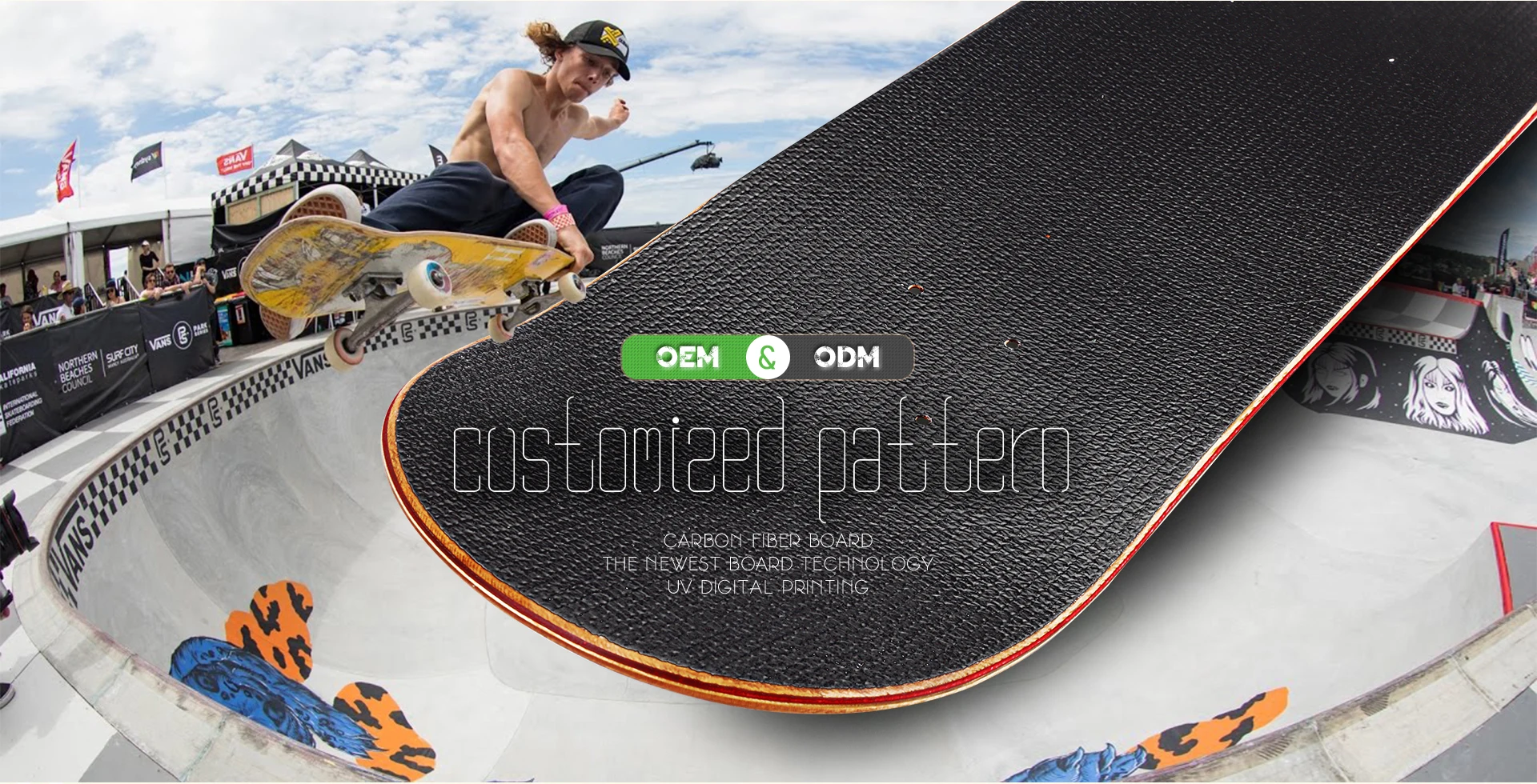 The Most Advanced Composite Technology Cfs Carbon Fiber Skateboard Deck