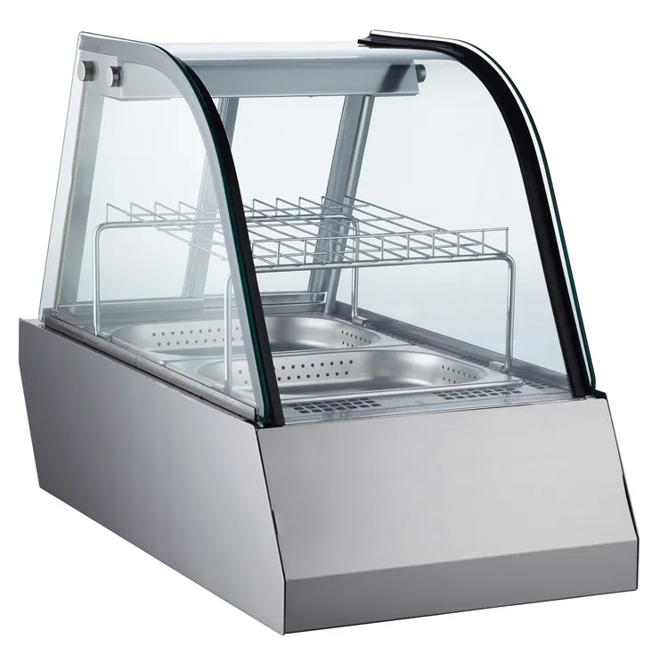 Adjustable Temperature Bread Display Warming Showcase Buy Food