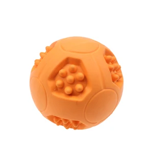 Image of Treat Dispensing toy Rubber dog ball molars chewing pet toys rubber toys manufacturer customized