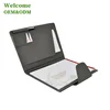 Custom executive handmade PU leather A4 size file document folder
