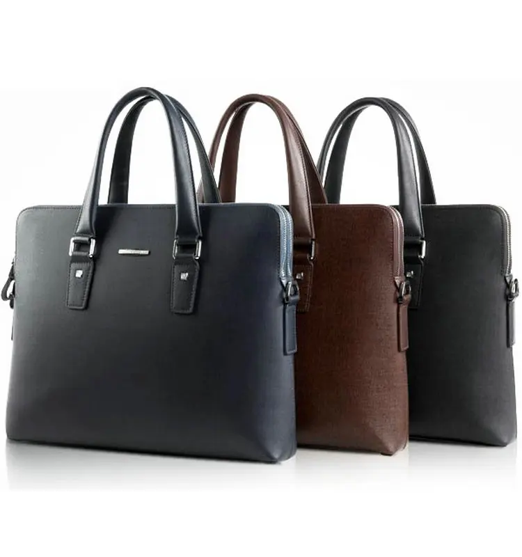 High Quality Genuine Leather Handbag Business Briefcase Laptop