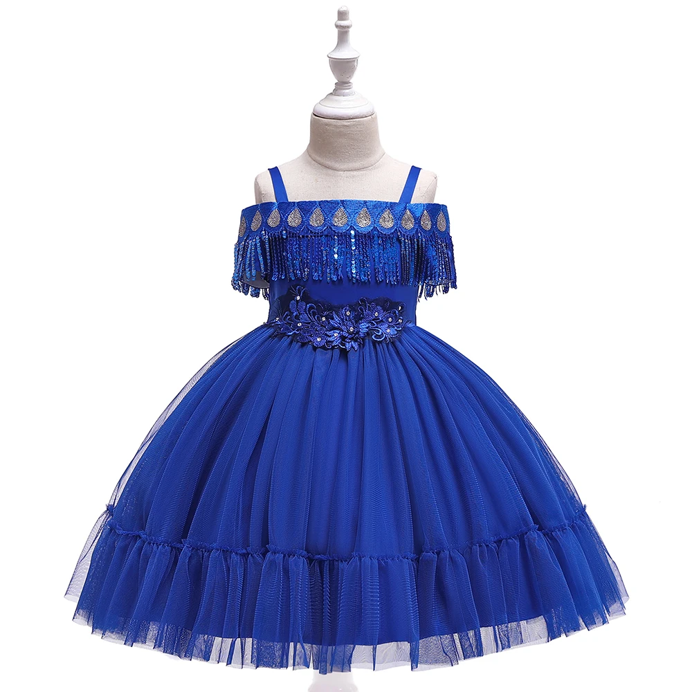 

MQATZ Cheap New Arrival Cotton Western Kids Dresses Elegant Puffy Fashion Cute Unique Frock