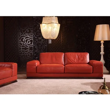 Factory Supplier Beautiful Leather Sofa Set Design Ashley