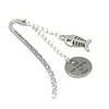 Finding Nemo quote Fish are friends not food Bookmark fish bone charm
