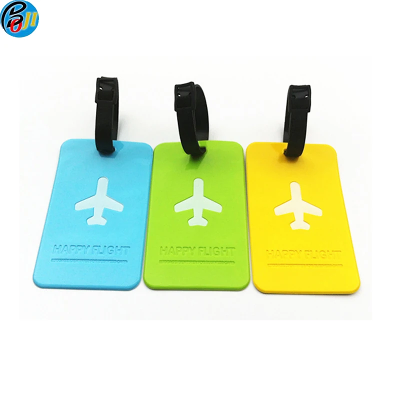

Eco-friendly travel PVC luggage tag comply with US standards