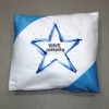 Sublimation DIY satin pillow cover with color opposite angles