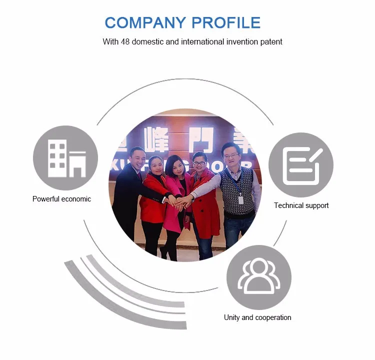 Wide Industrial French Sectional Door With Finger Protection