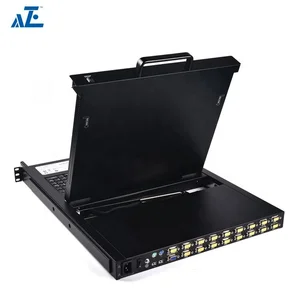 19 Inch 8 Port USB PS2 Rack Mount KVM Switch