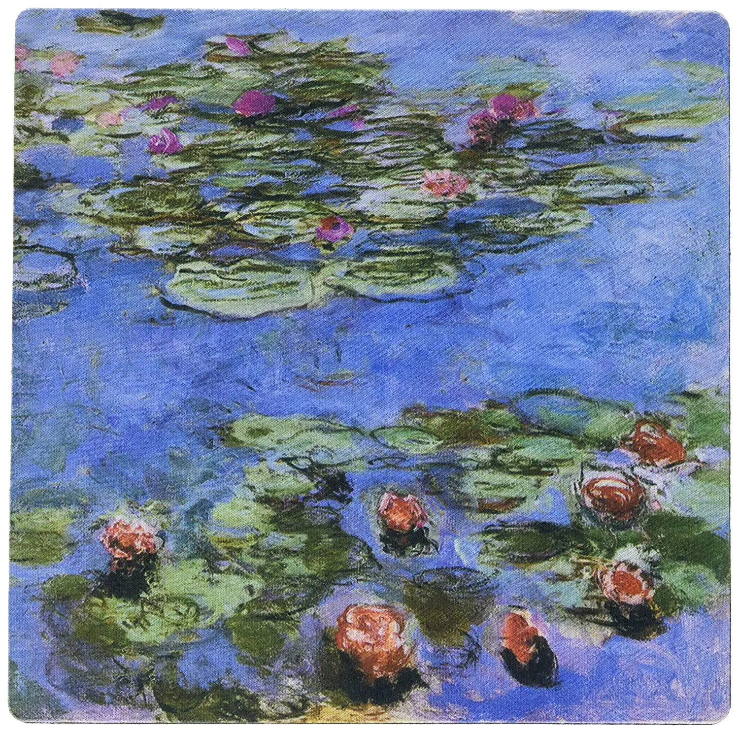 Buy 3dRose 8 x 8 x 0.25 Inches Water Lilies on Lake Famous Nature by