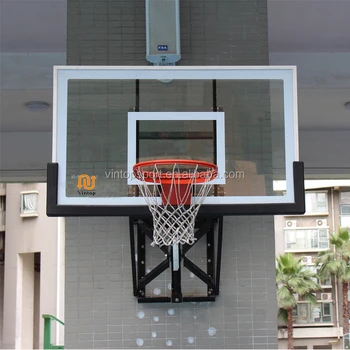 Outdoor Wall Mounted Adjustable Basketball Hoop Stand Buy Wall