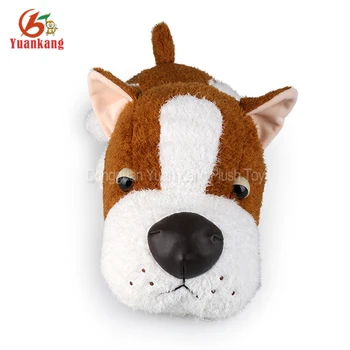 big head stuffed dog