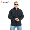 wholesale quilted polar fleece jacket two layer men winter jacket
