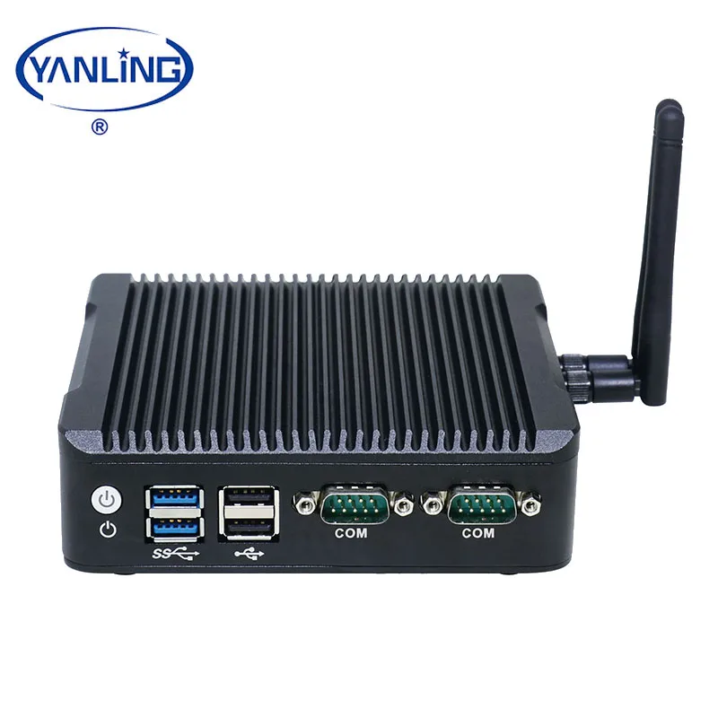 

Thin client dual nic IBOX501 N5 N3160 fanless industrial mini pc with 2*HD port and DP port