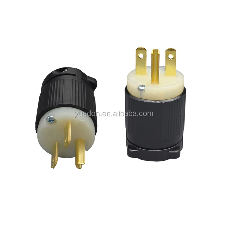 Super Tough Nylon Ul Listed 15a 250v Nema 615p Male Plug America