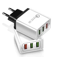 

18W Quick Charge 3.0 Fast Mobile Phone Charger EU Plug Wall USB Charger Adapter for iPhone Samsung Xiaomi Huawei