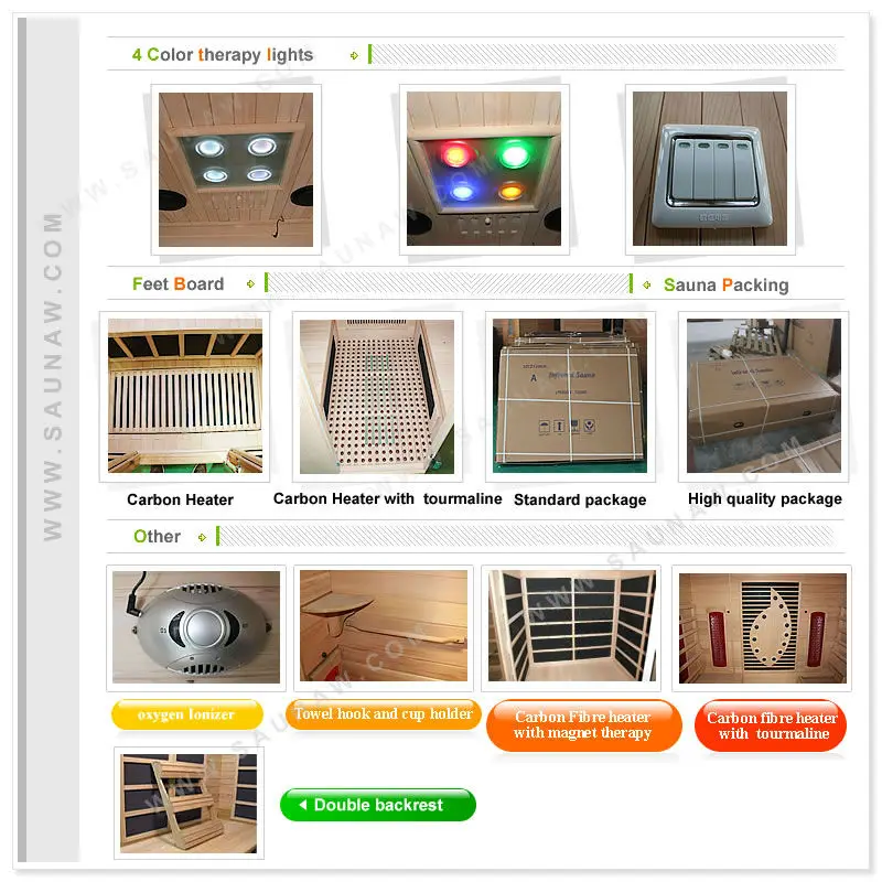 far infrared sauna room Home slim sauna GW-401
