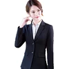 Women's Three Pieces Office Lady Black Blazer Business Women Suits for Office Skirt/Pant,Vest Jacket