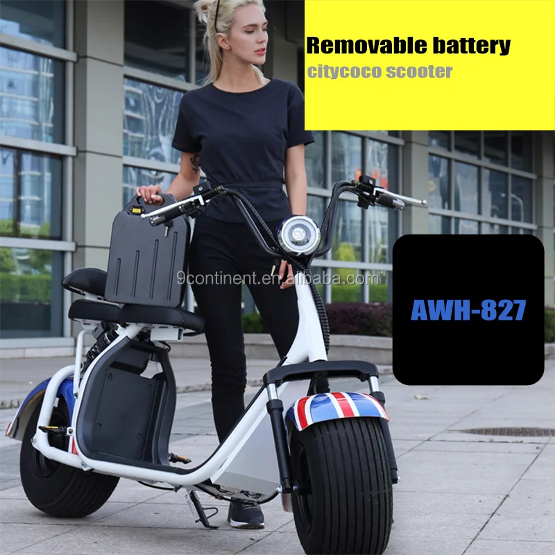 Removable Battery Electric Scooter Frame 60v City Coco Electric