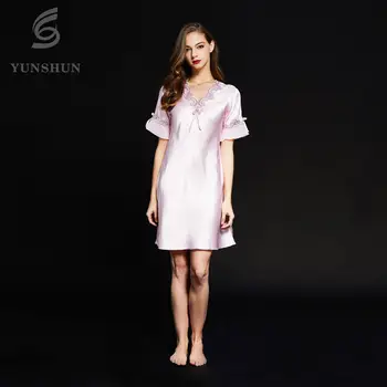 vestido de seda curto solto