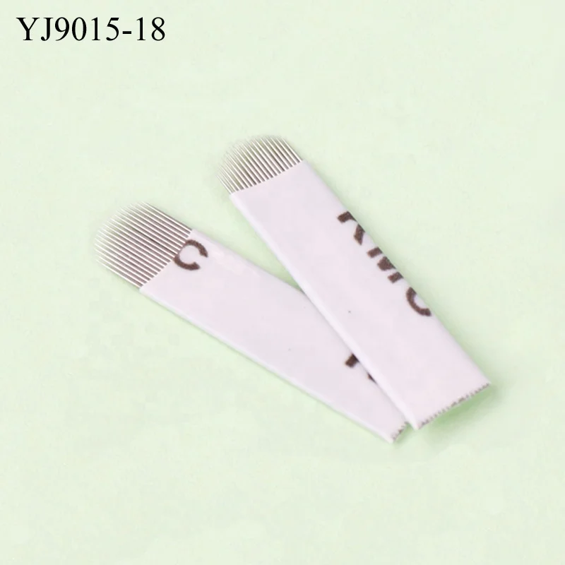 

Hot Many Size White Cover Manual Tattoo Shading Blade U Blade Microblading for Permanent Makeup