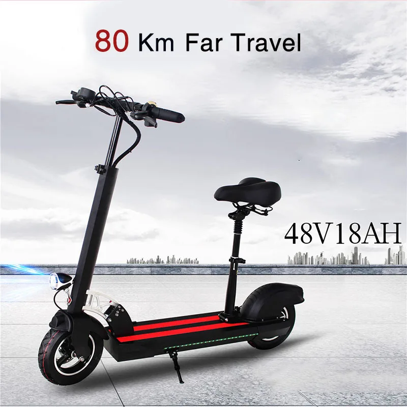 

electric scooter portable folding mini adult scooter Double shock absorption before and after bicycle, Black;white