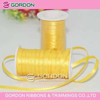 thin satin ribbon