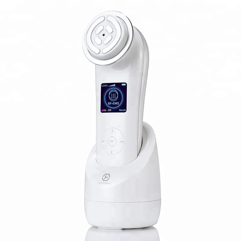 

nanoSkin skin rejuvenation face lift with RF EMS ION ENI COOL Face lifting RF Beauty Machine Facial Tightener at Home