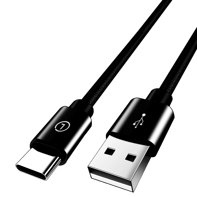 

Licheers 25CM USB Type C Cable For Samsung Galaxy S9 S8 Note 8 Fast Charging USB-C Mobile Phone Cables Type-c, Black