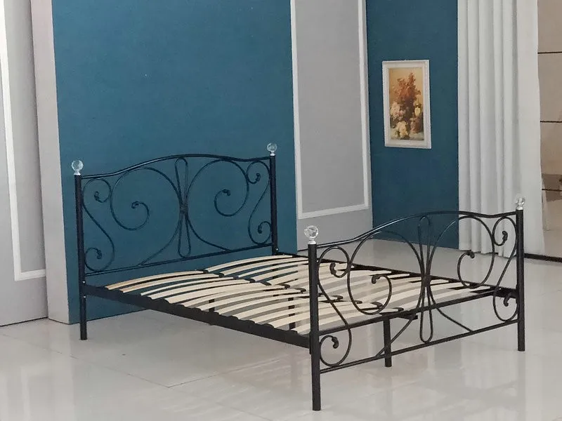 Latest Design Wrought Iron Metal Platform Bed In Very Cheap Price Buy