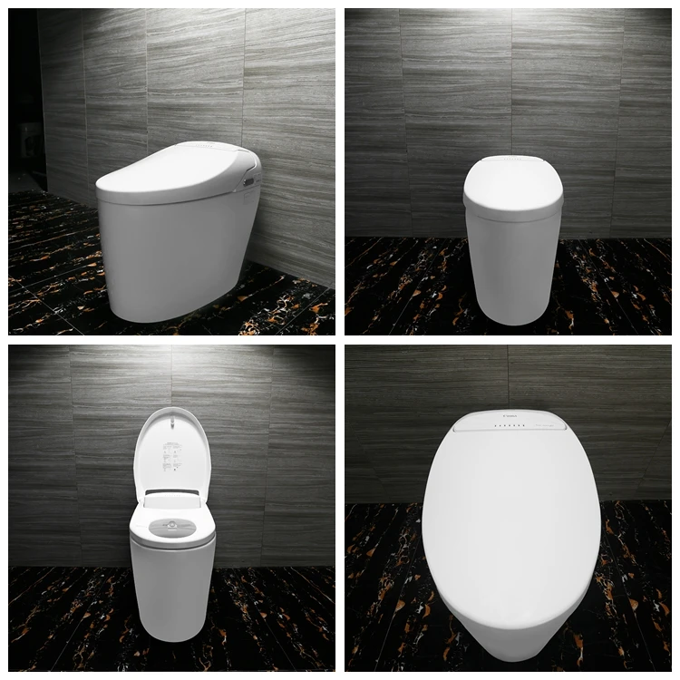 Remote Control Seat Heating New Electronic Tankless Smart Waterless Toilet