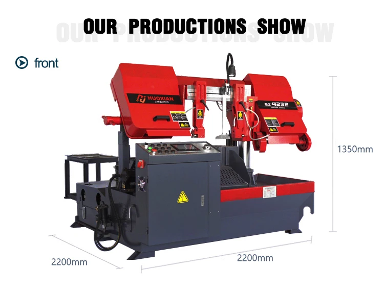 
CNC Full automatic metal cutting band saw machine GZ4232 