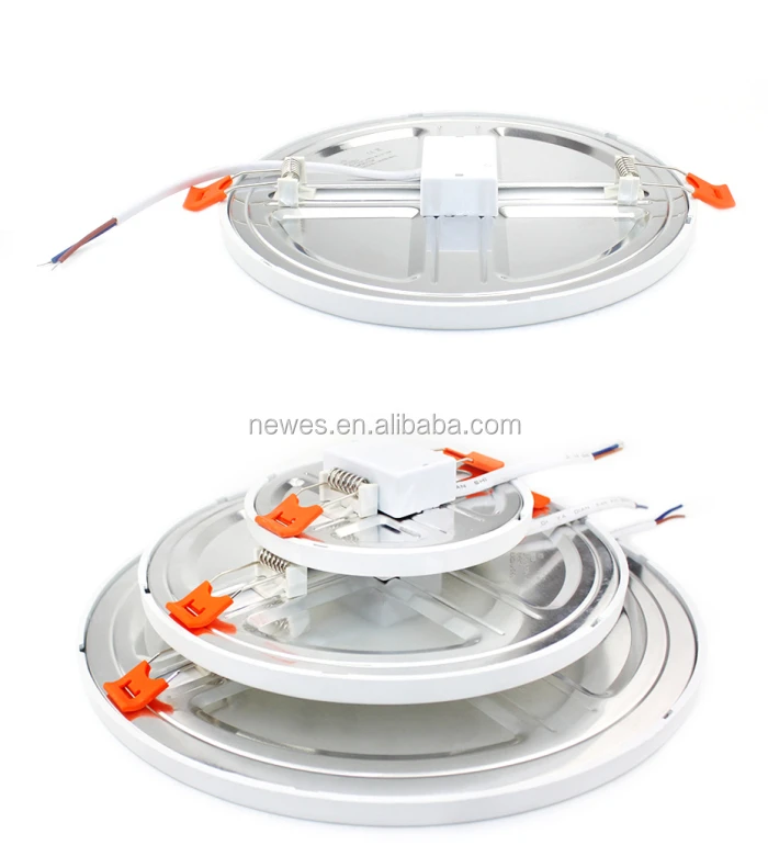 6W 8W 15W 20W Recessed Free Hole Cut-out LED Ceiling Down Light Panel Lamp Light 