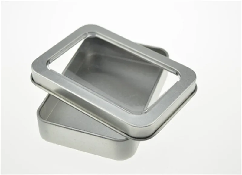 8,8*6*1,7 Cm Ventana Abierta De Almacenamiento De Metal De Cajas Con