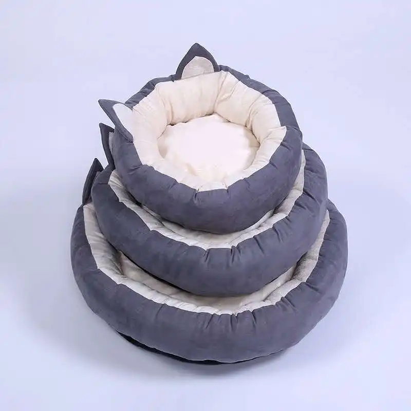 

NEW!!! Factory Pet Supplies Fashion Pet Bed Plush Dog Bed, Pink/gray