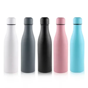 Stainless Steel Water Bottle 17oz Double Wall Vacuum Metal Insulated Water Bottle with BPA Free